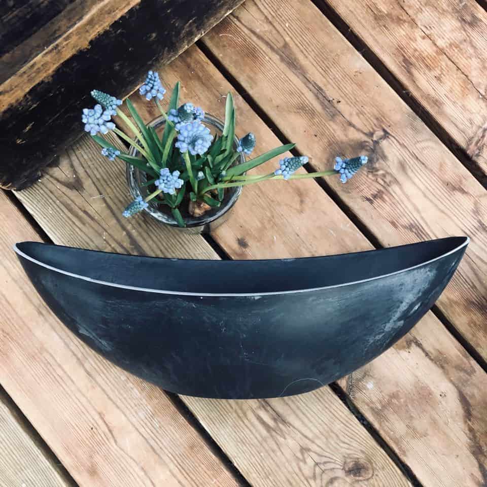 Oval skjuler i beton look - Stor - TILBUD - VIAMAJA