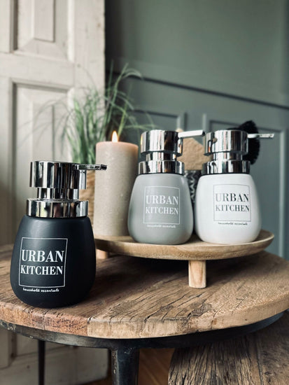 Sæbedispenser KITCHEN - Sort - VIAMAJA.DK