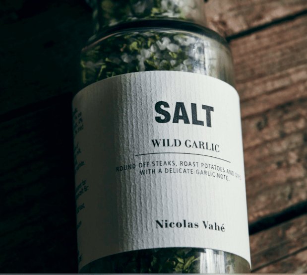 Salt, wild garlic - VIAMAJA.DK