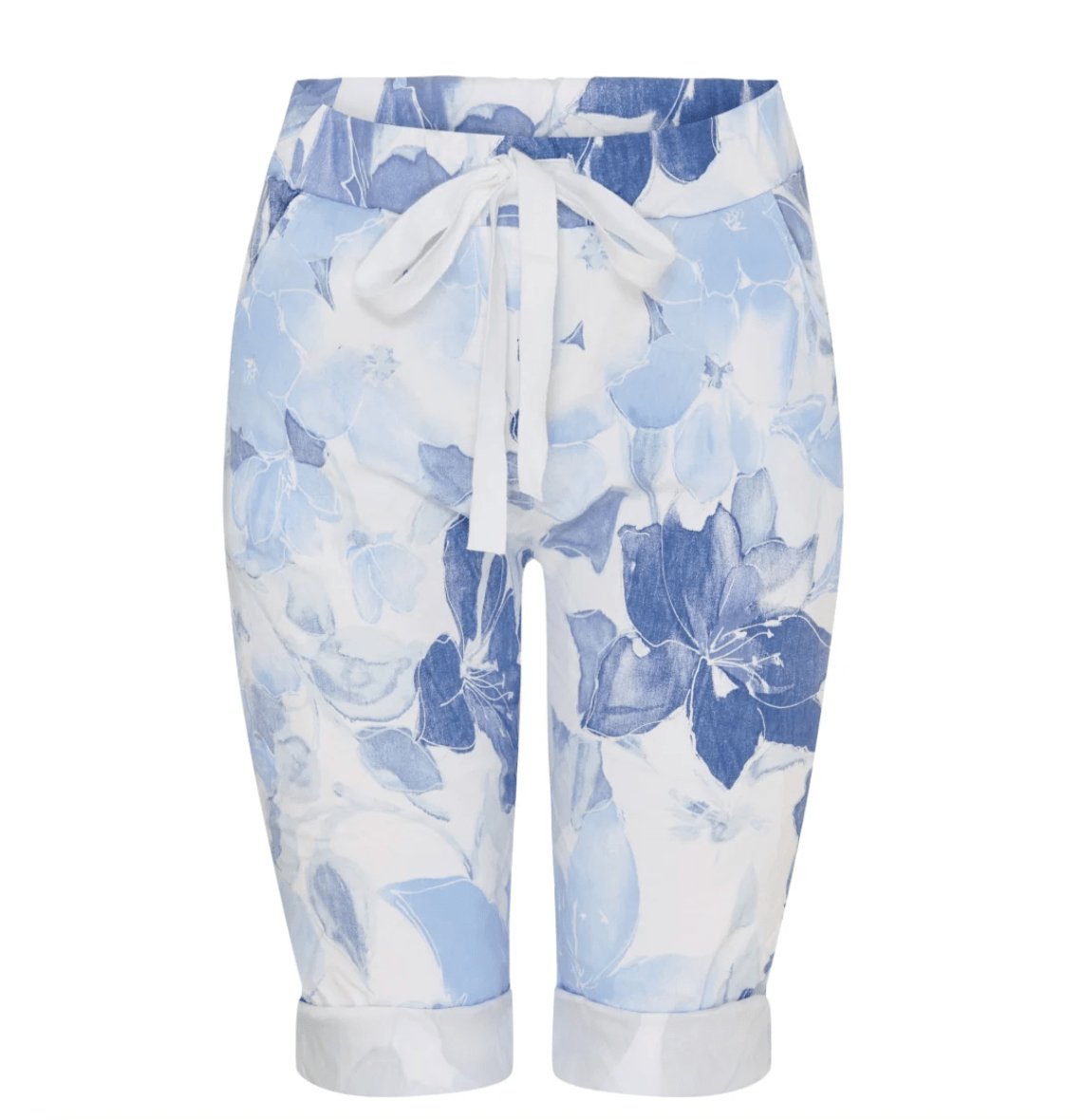 Shorts FLOWER Blue - VIAMAJA.DK
