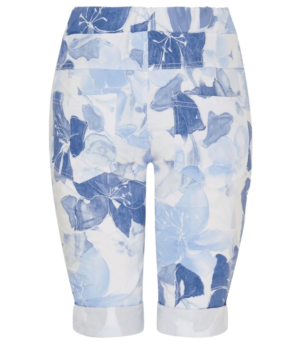 Shorts FLOWER Blue - VIAMAJA.DK