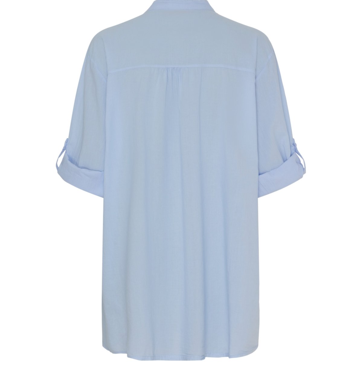 Skjorte Celina med broderi – Blue - VIAMAJA.DK