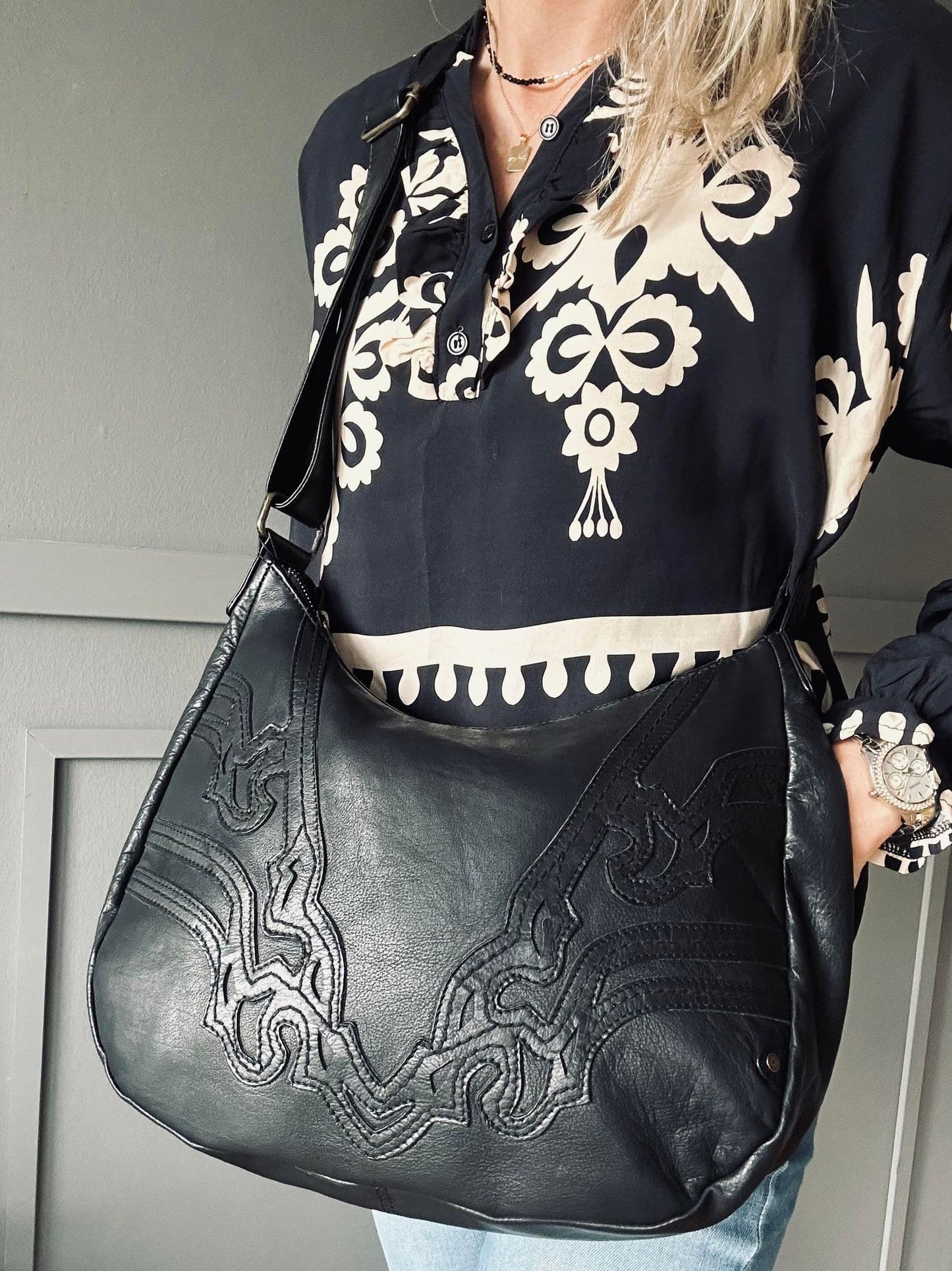 Skuldertaske Cargo Black - VIAMAJA.DK