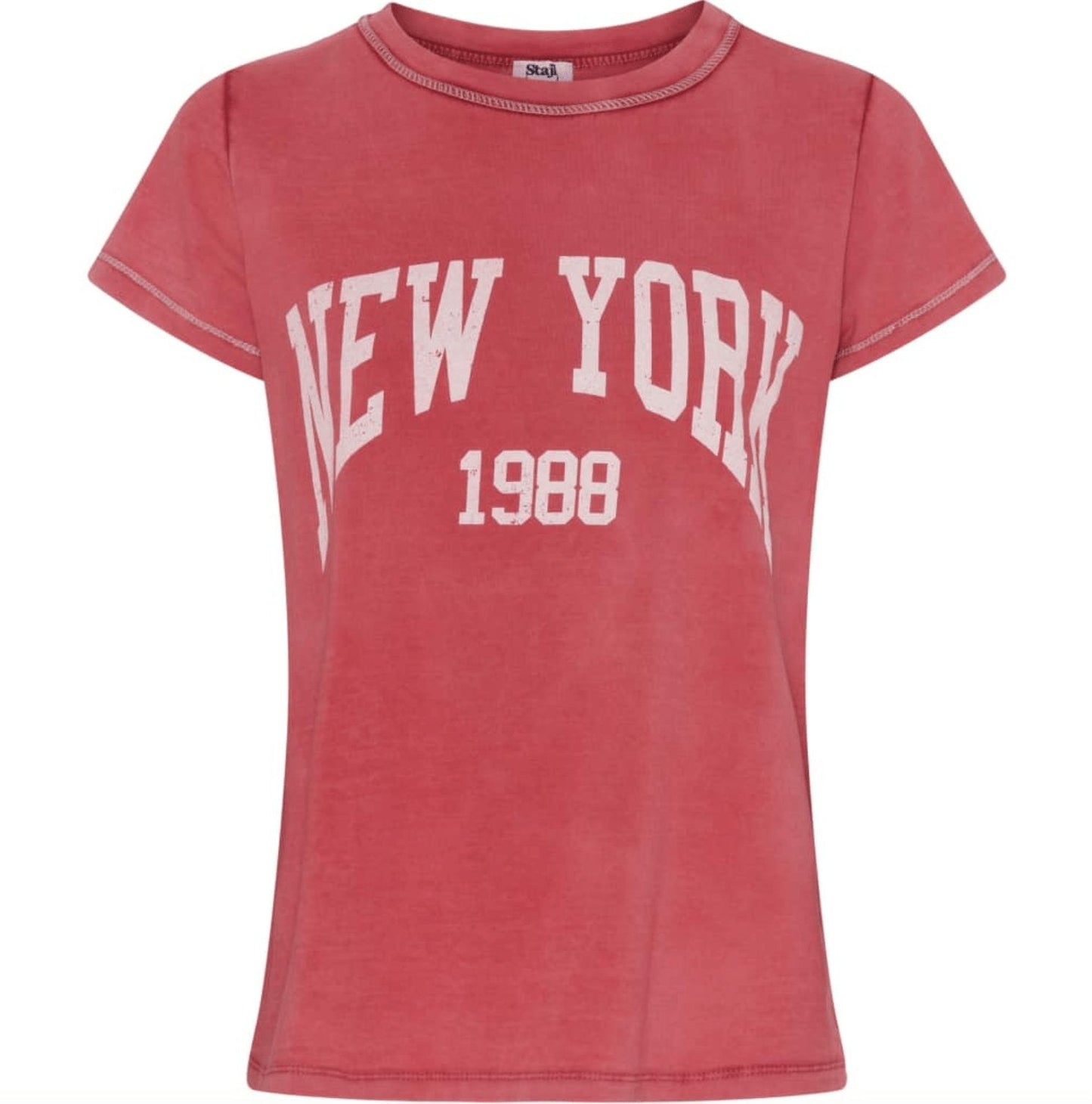 T - shirt NEW YORK Rød - VIAMAJA.DK
