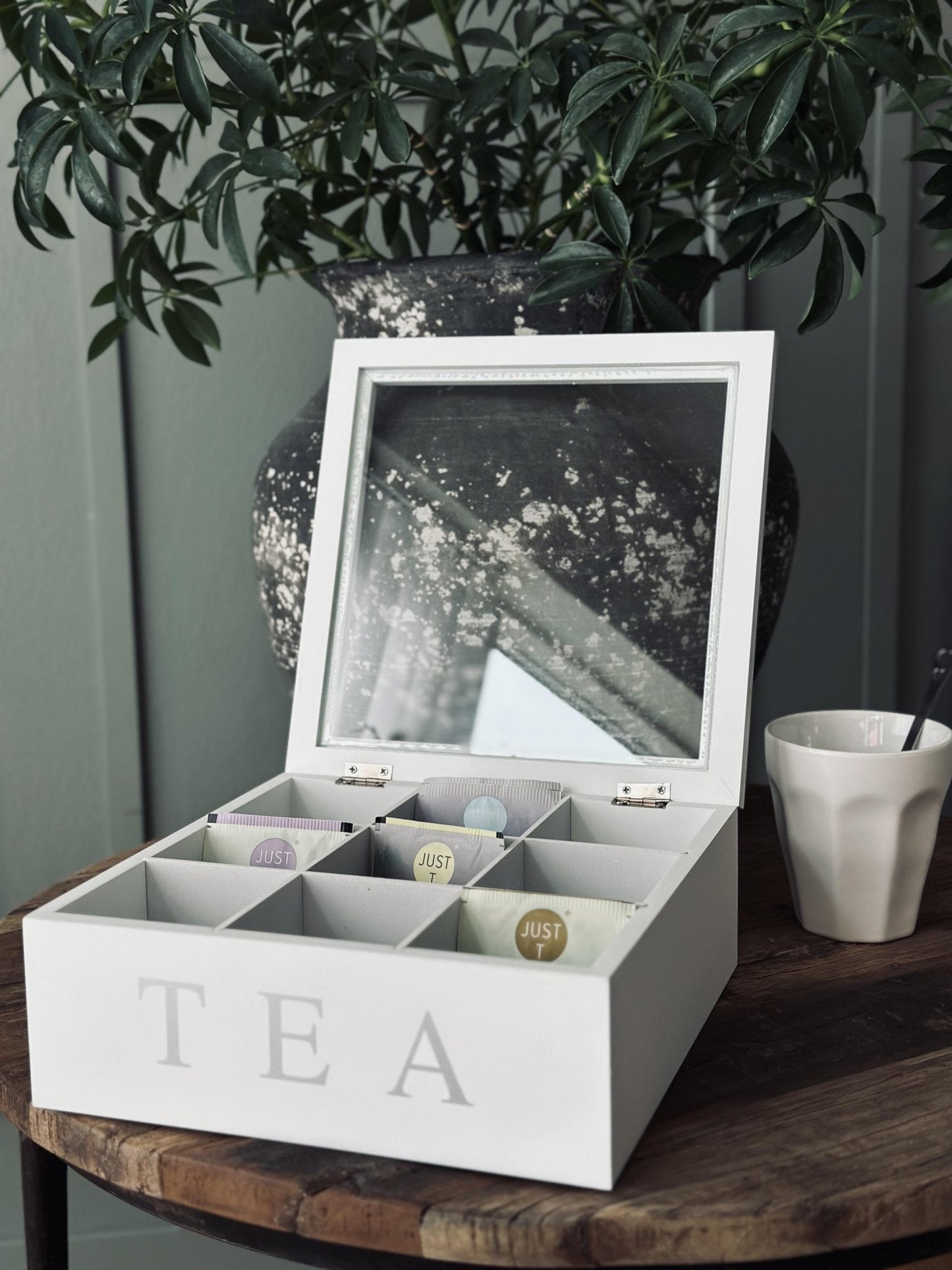 Tebox med 9 rum – White - VIAMAJA.DK