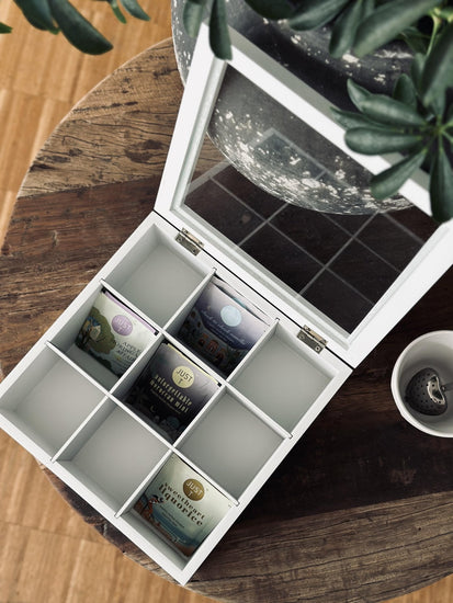 Tebox med 9 rum – White - VIAMAJA.DK