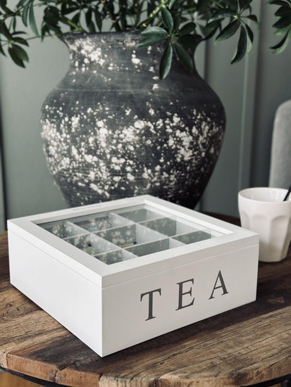 Tebox med 9 rum – White - VIAMAJA.DK