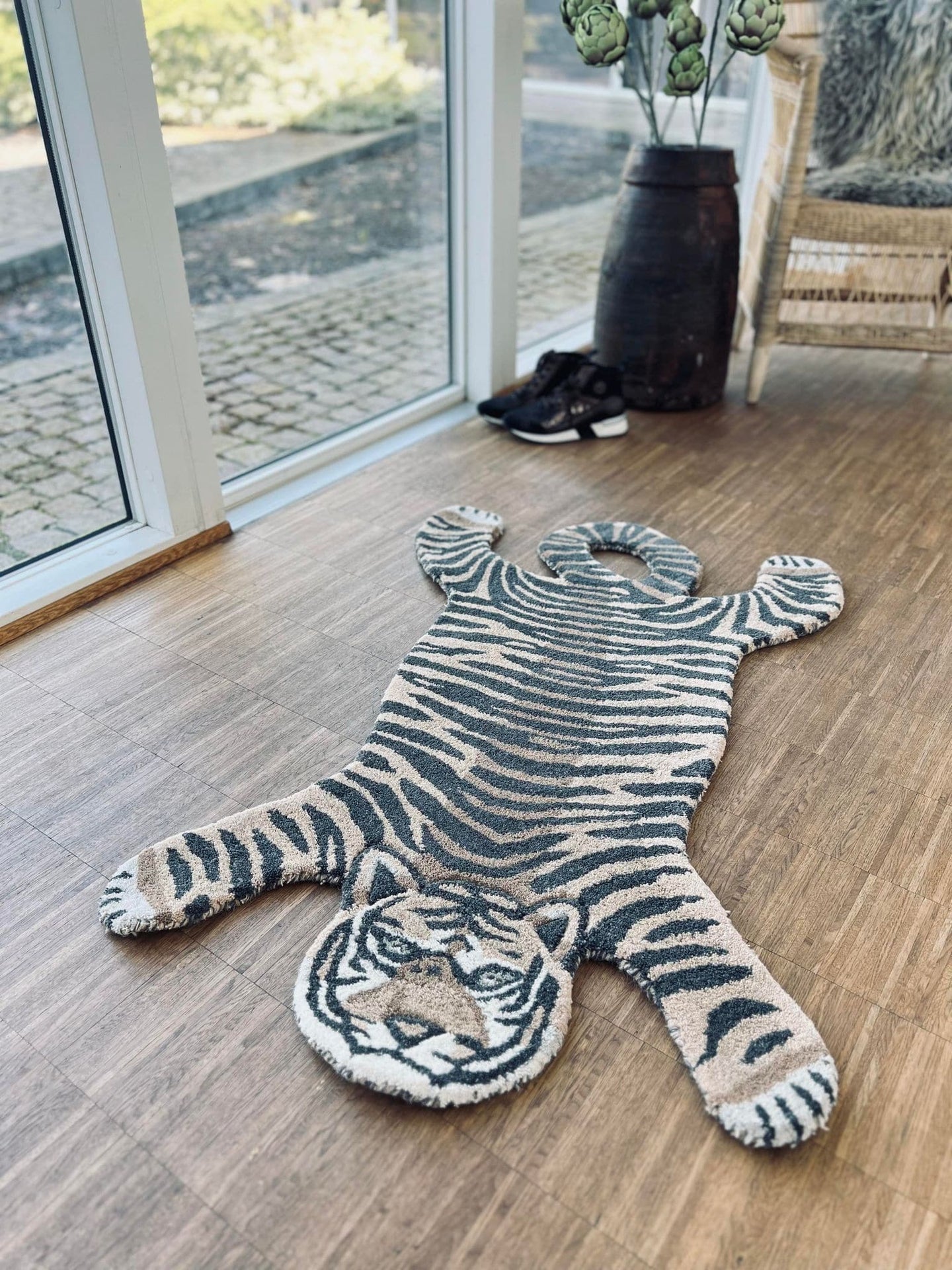 TIGER TÆPPE I ULD - 68X113 - VIAMAJA.DK