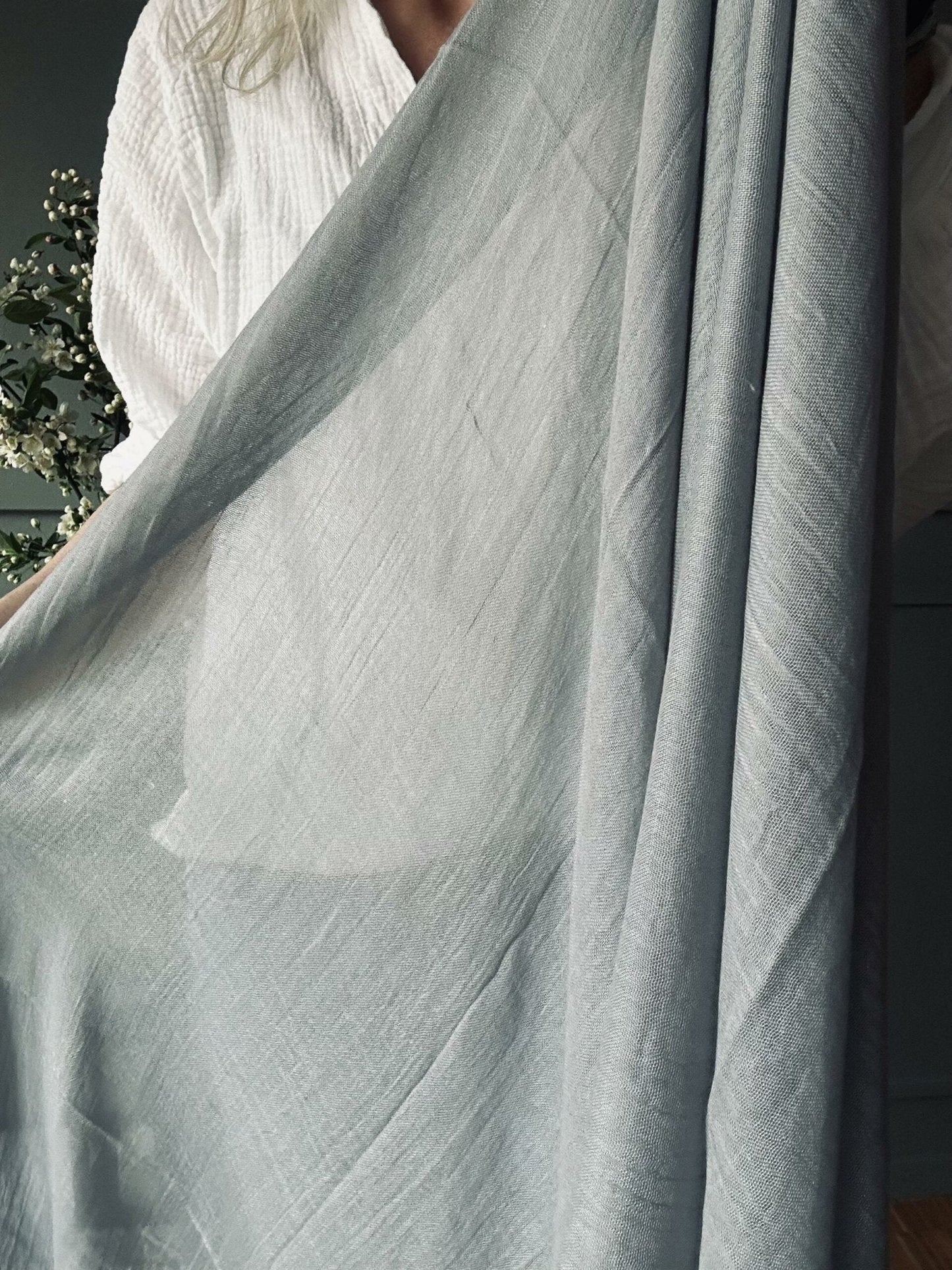 Tørklæde Simple grey - VIAMAJA.DK