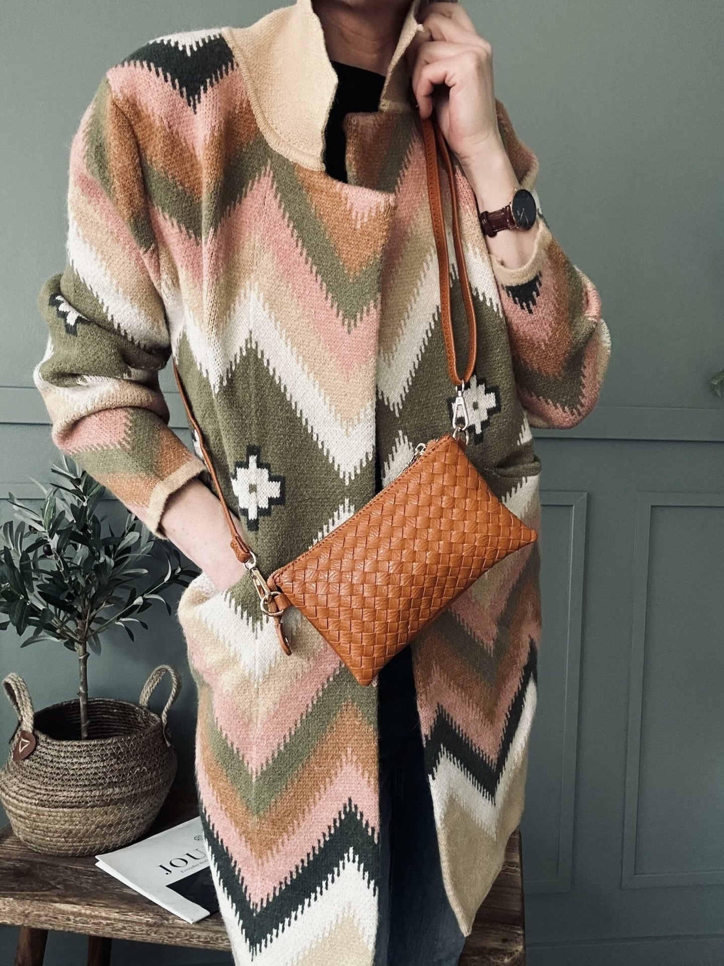TREND Clutch – Terry cognac - VIAMAJA.DK
