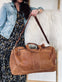 Weekendtaske - MILANO Cognac - VIAMAJA.DK