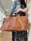 Weekendtaske - MILANO Cognac - VIAMAJA.DK
