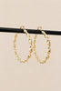 Øreringer Jenna Hoops 18K forgylt