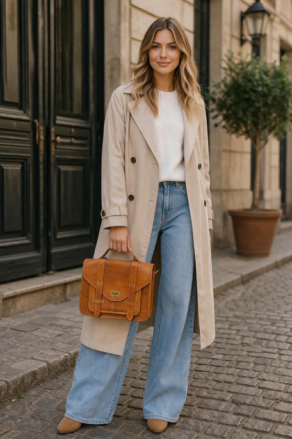 Veske Hallie – Cognac
