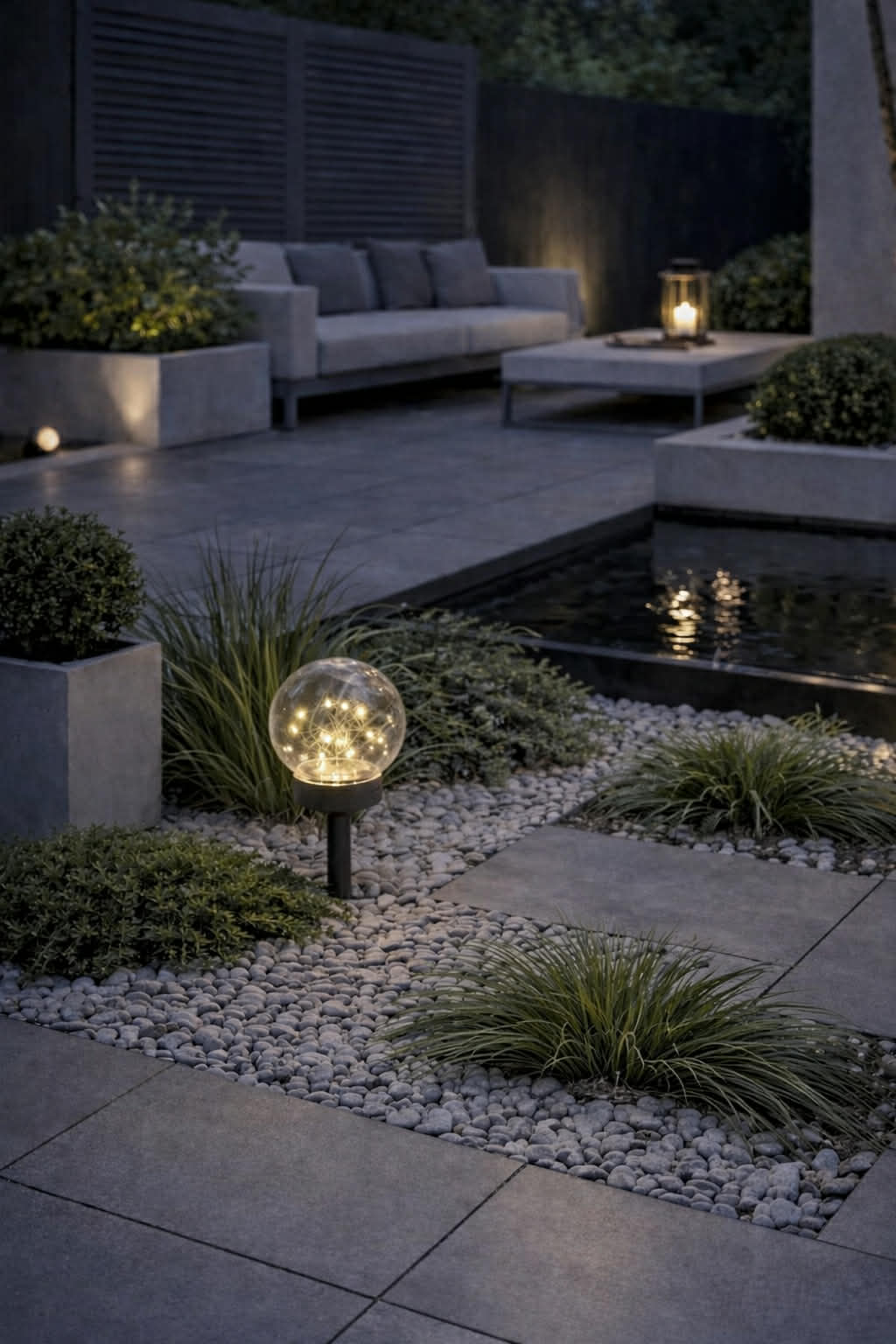 Kule med 20 LED-lys – Solar