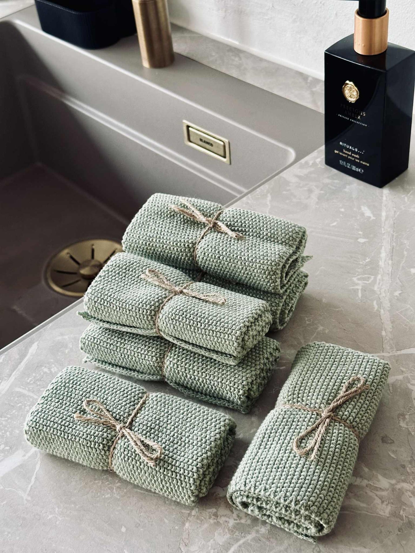 Kjøkkenkluter Sett med 6 stk - Flere farger