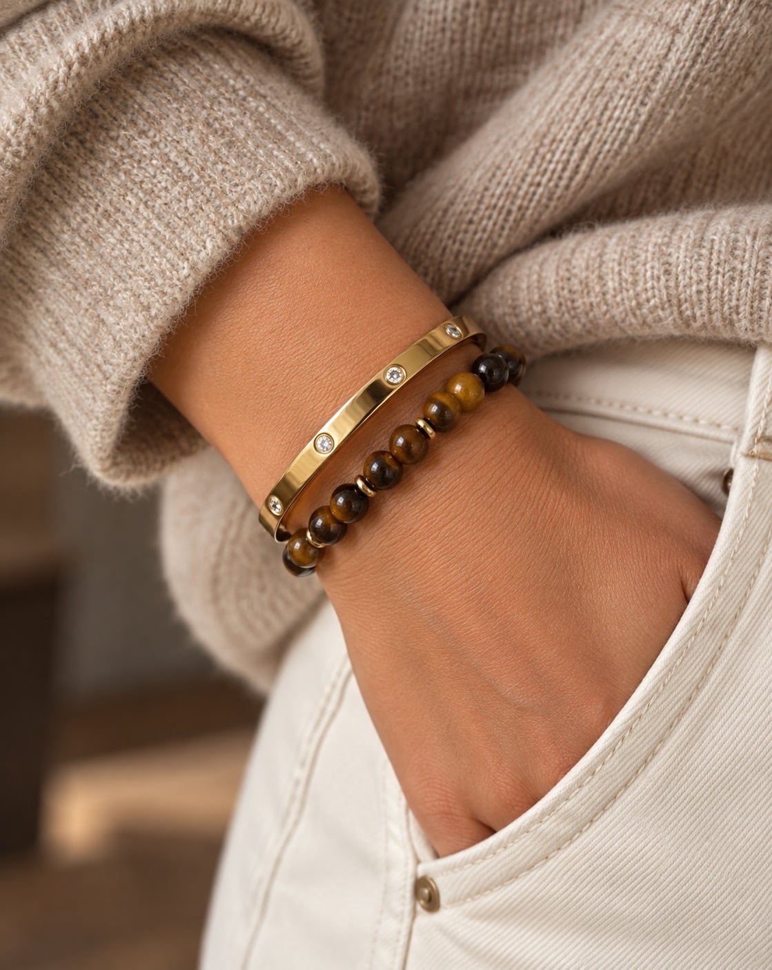 Armring Mindy 18K forgylt