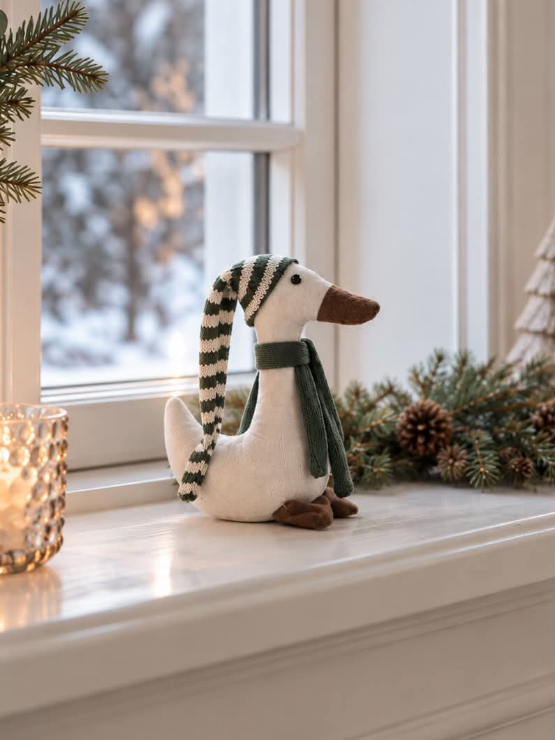 Juleand med grønn lue - Mini