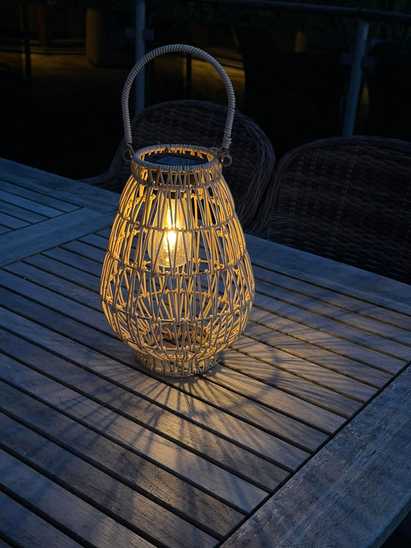 Lanterne med solceller - Selma Large