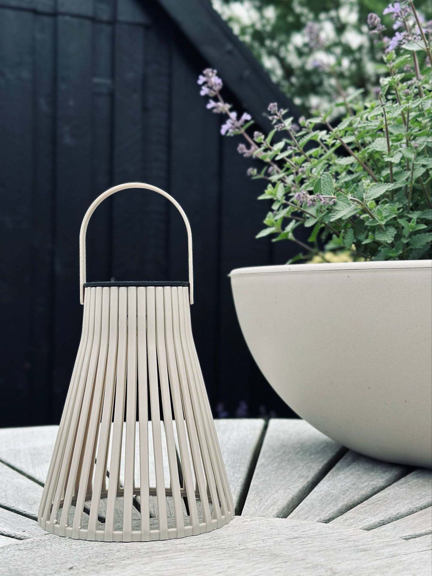 Lykt med solceller 14cm - Flere fargevalg