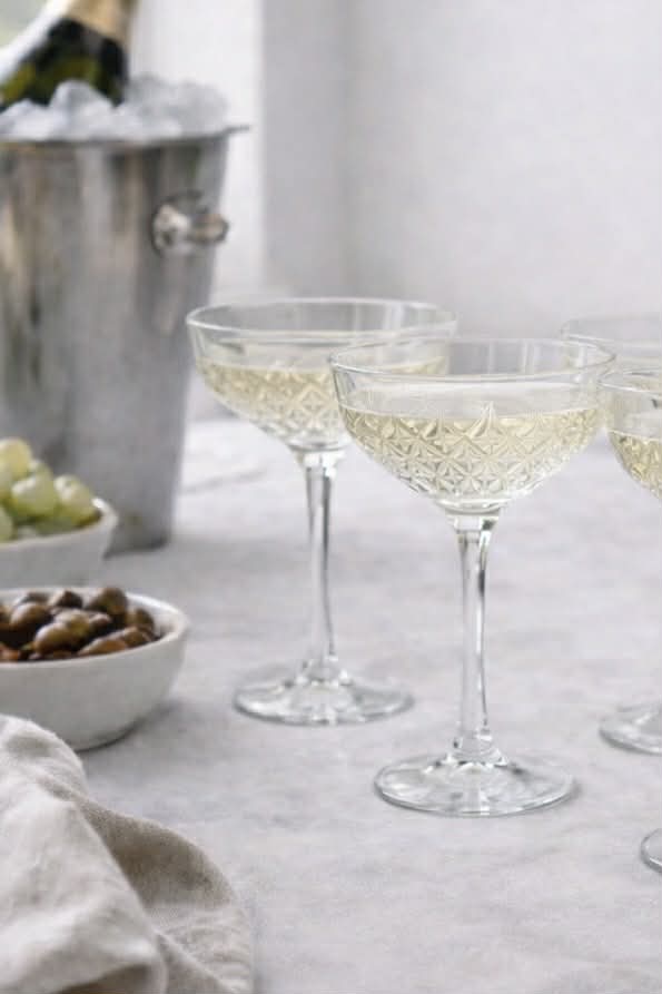 Champagneskål - 4 stk