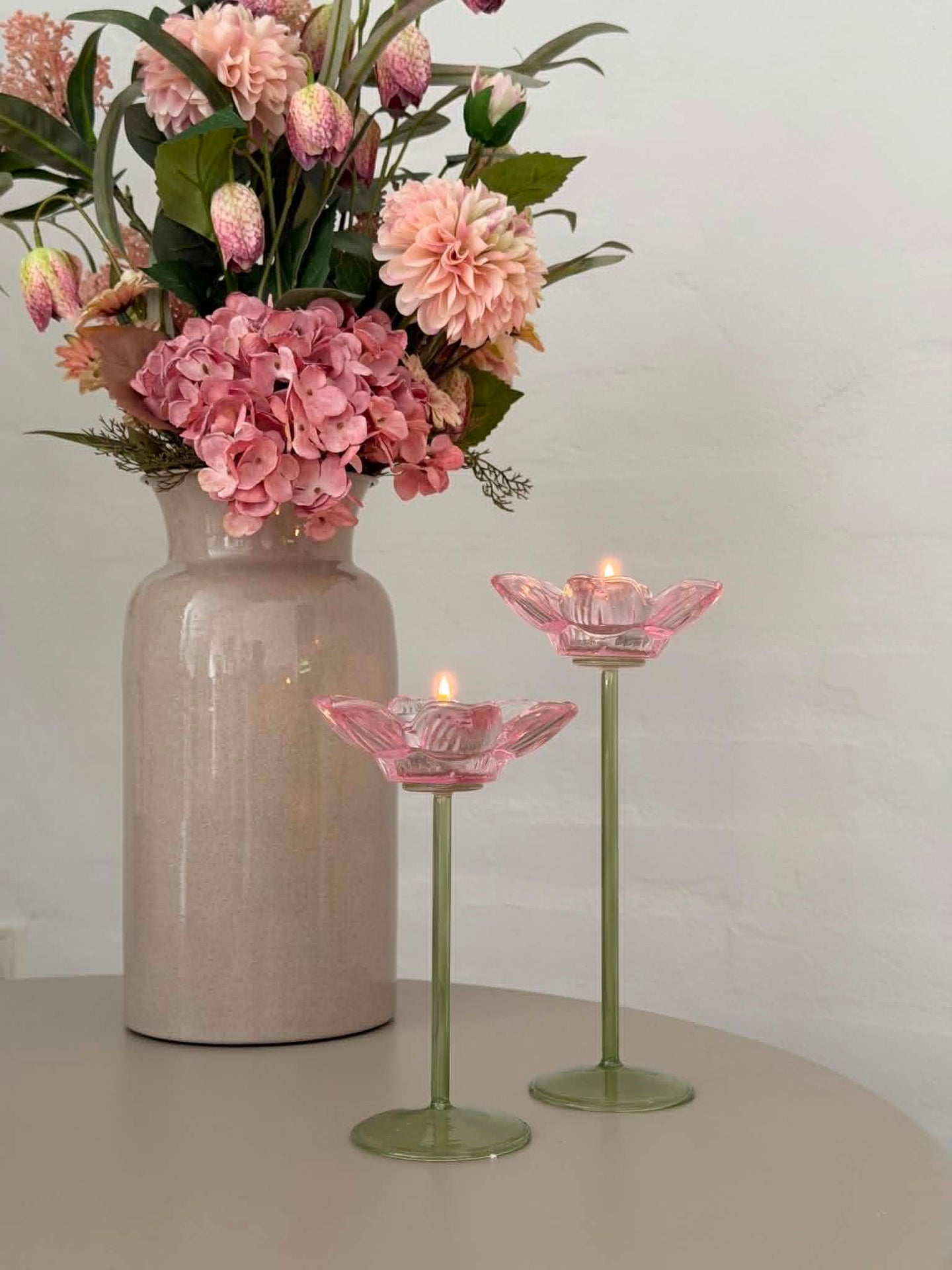 Lysestake blomst - Rosa