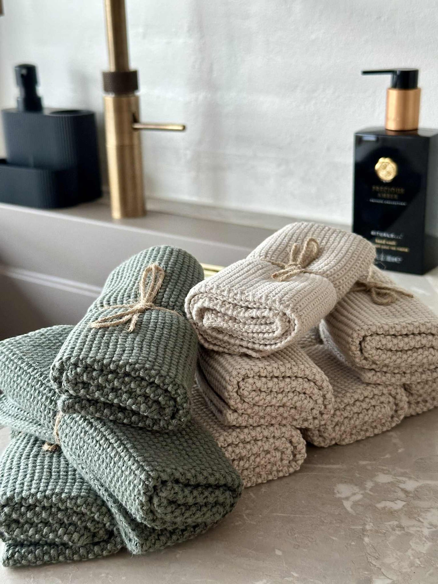 Kjøkkenkluter Sett med 6 stk - Flere farger