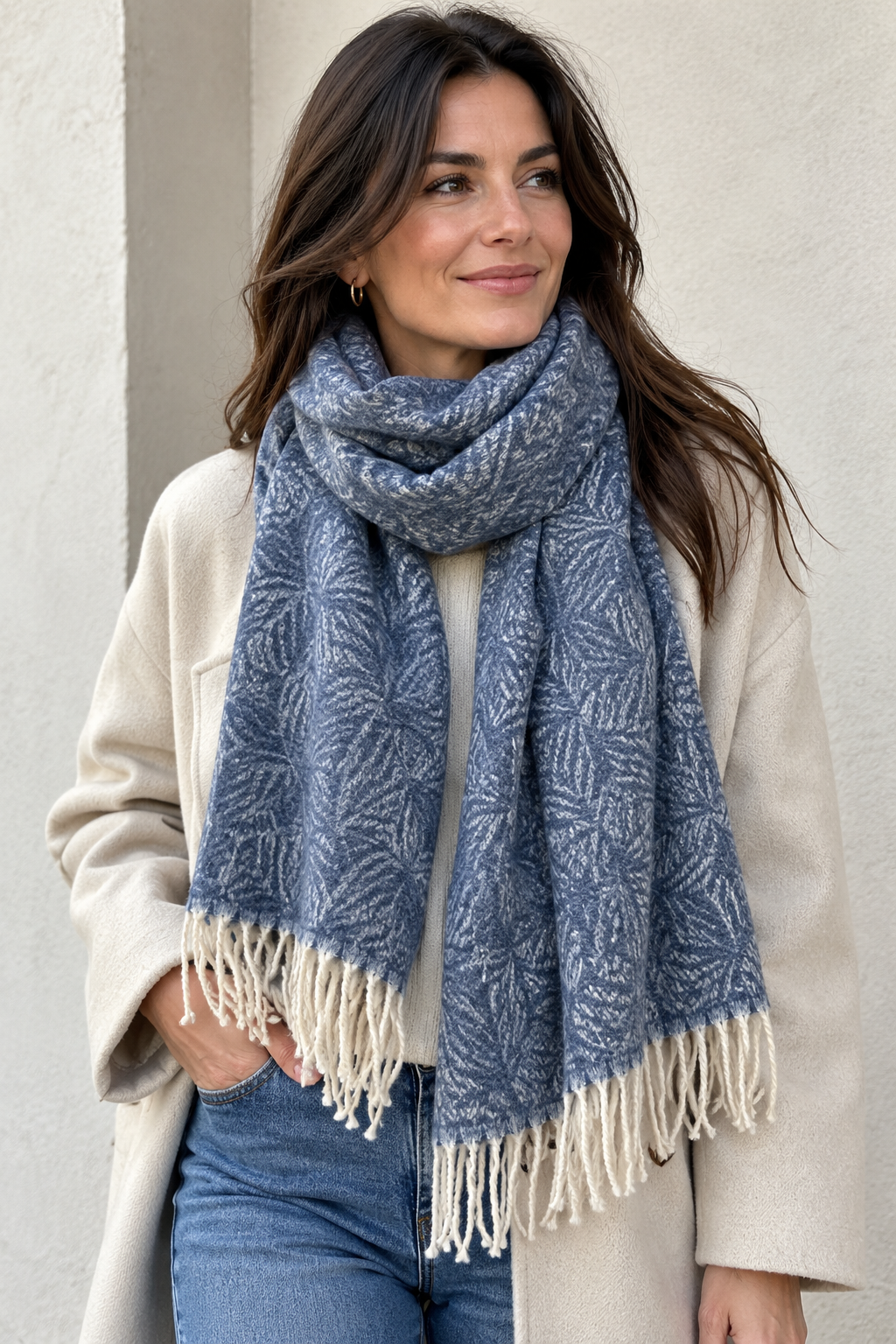 Skjerf Helena - Denim