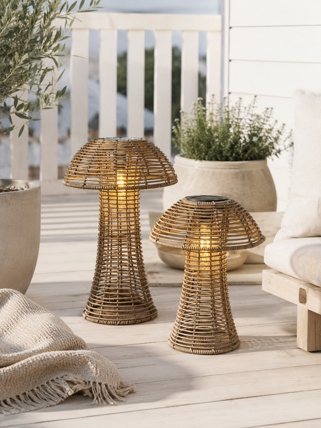 Mushroom Solar - Natur Small