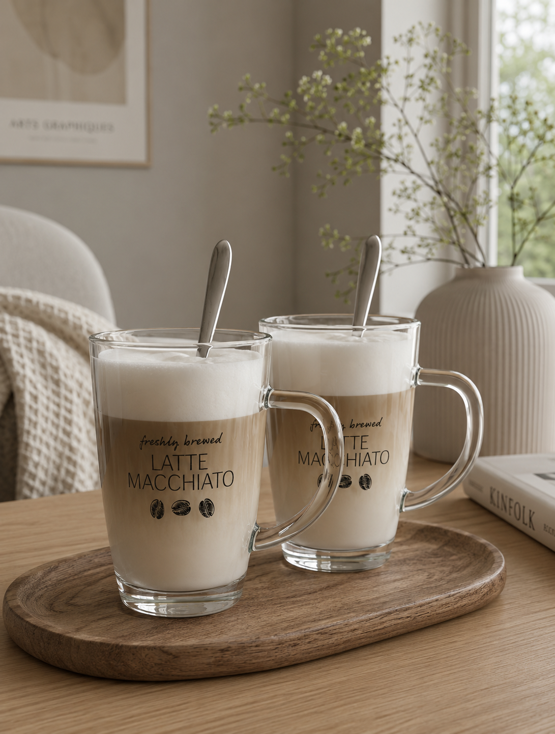 Latte Macchiato-sett - 4 deler