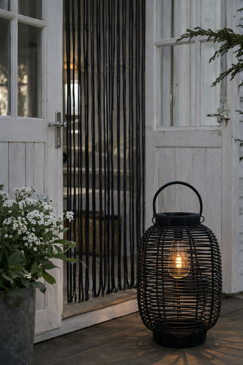 Lanterne Solar Molly Black