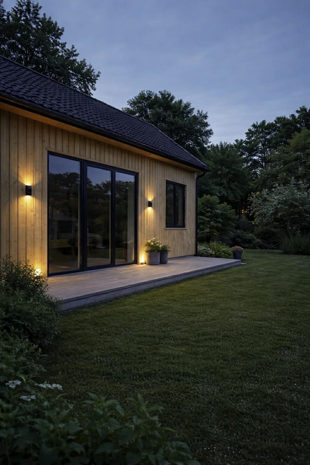 Vegglampe med solceller – Up & Down 4 stk