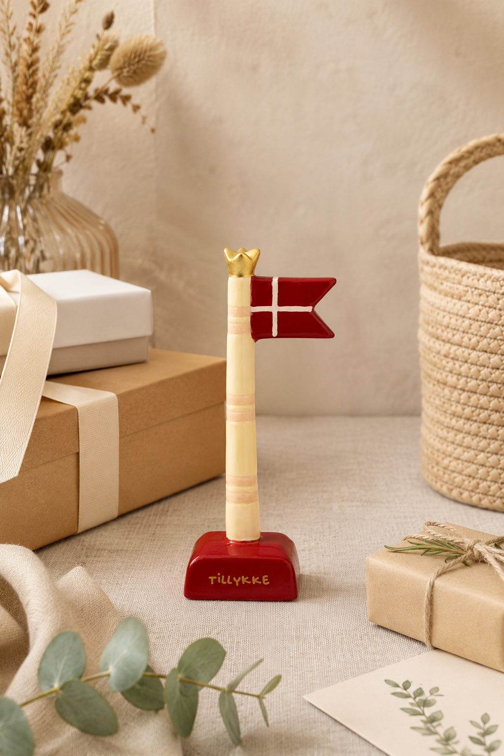 Flagg keramikk – 18 cm
