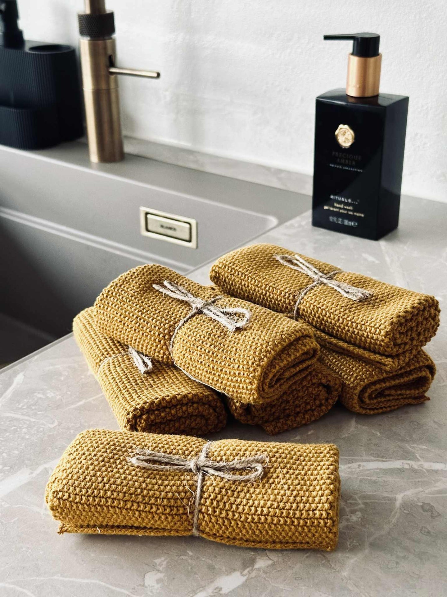 Kjøkkenkluter Sett med 6 stk - Flere farger