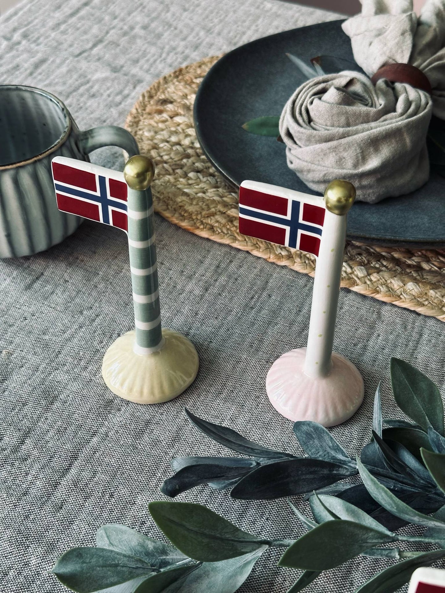 Flagg keramikk – Norge