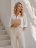 Clutch med perforert mønster - Sand
