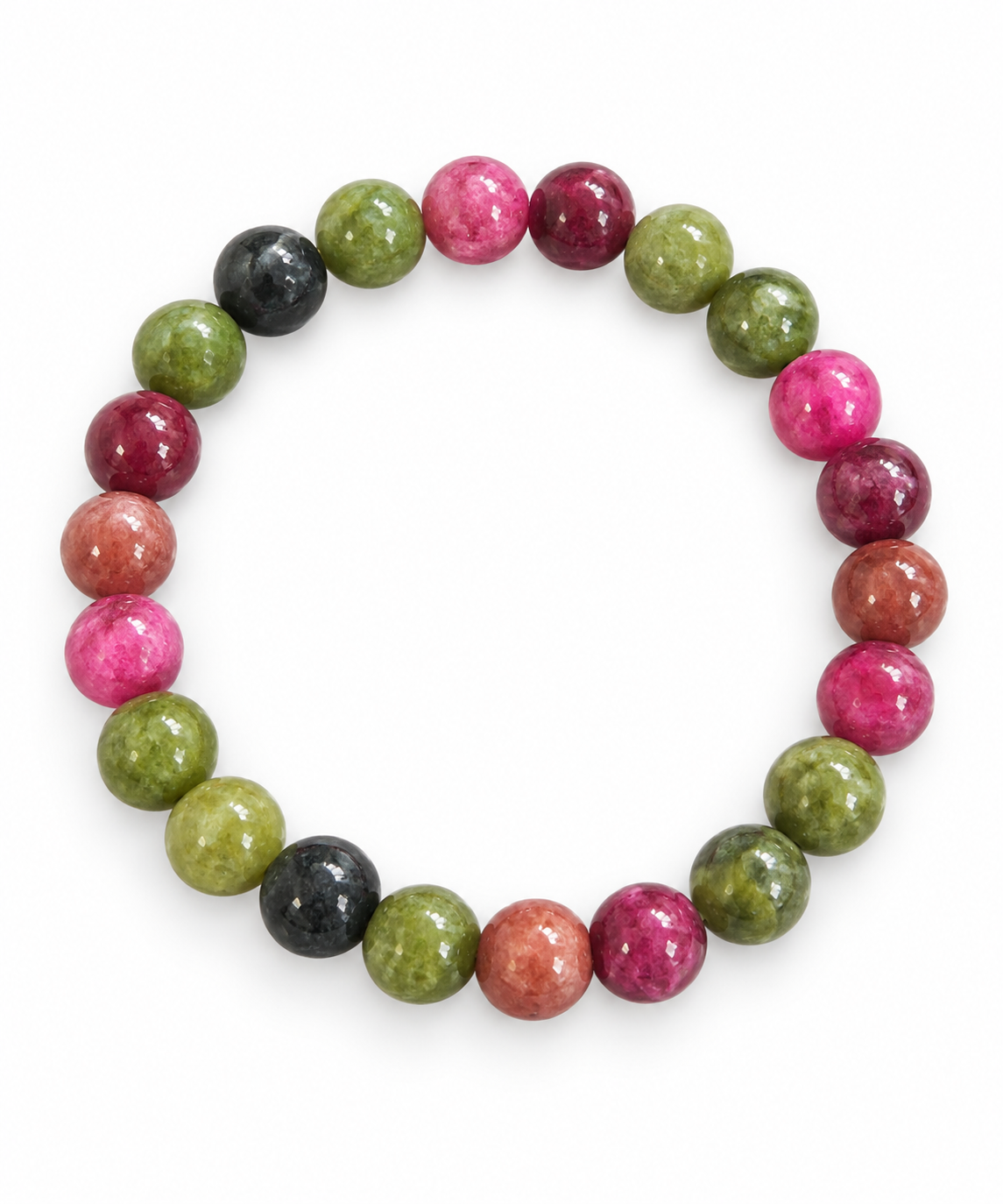 Armbånd Mary Emerald/Berry Mix