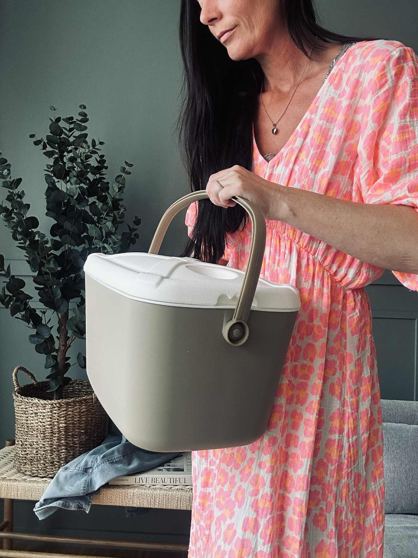 COOLER BOX - Sett med 2 stk. Beige