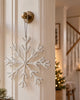 Juleoppheng 21cm Snøfnugg white mix