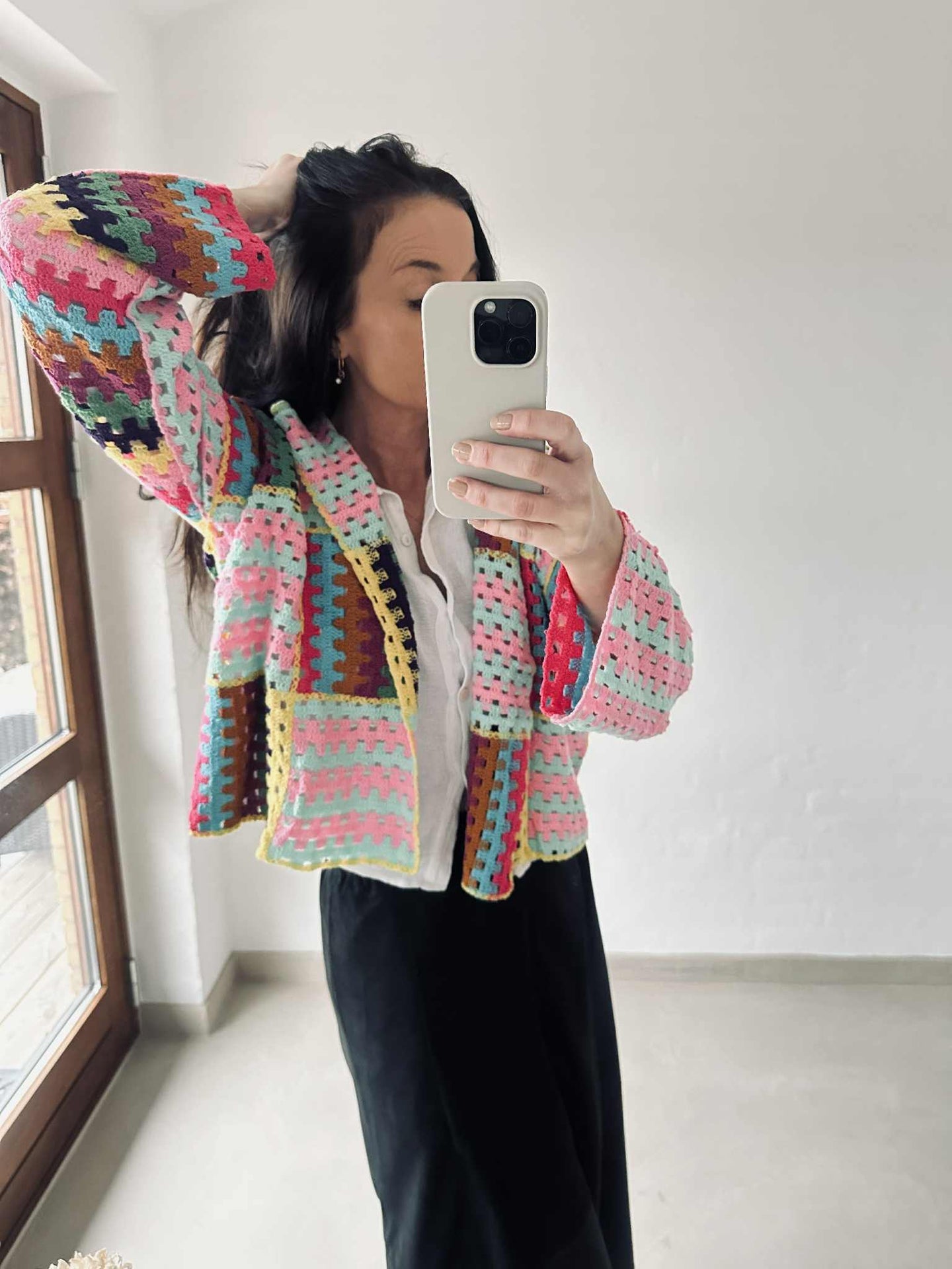 Cardigan - Color Patchwork