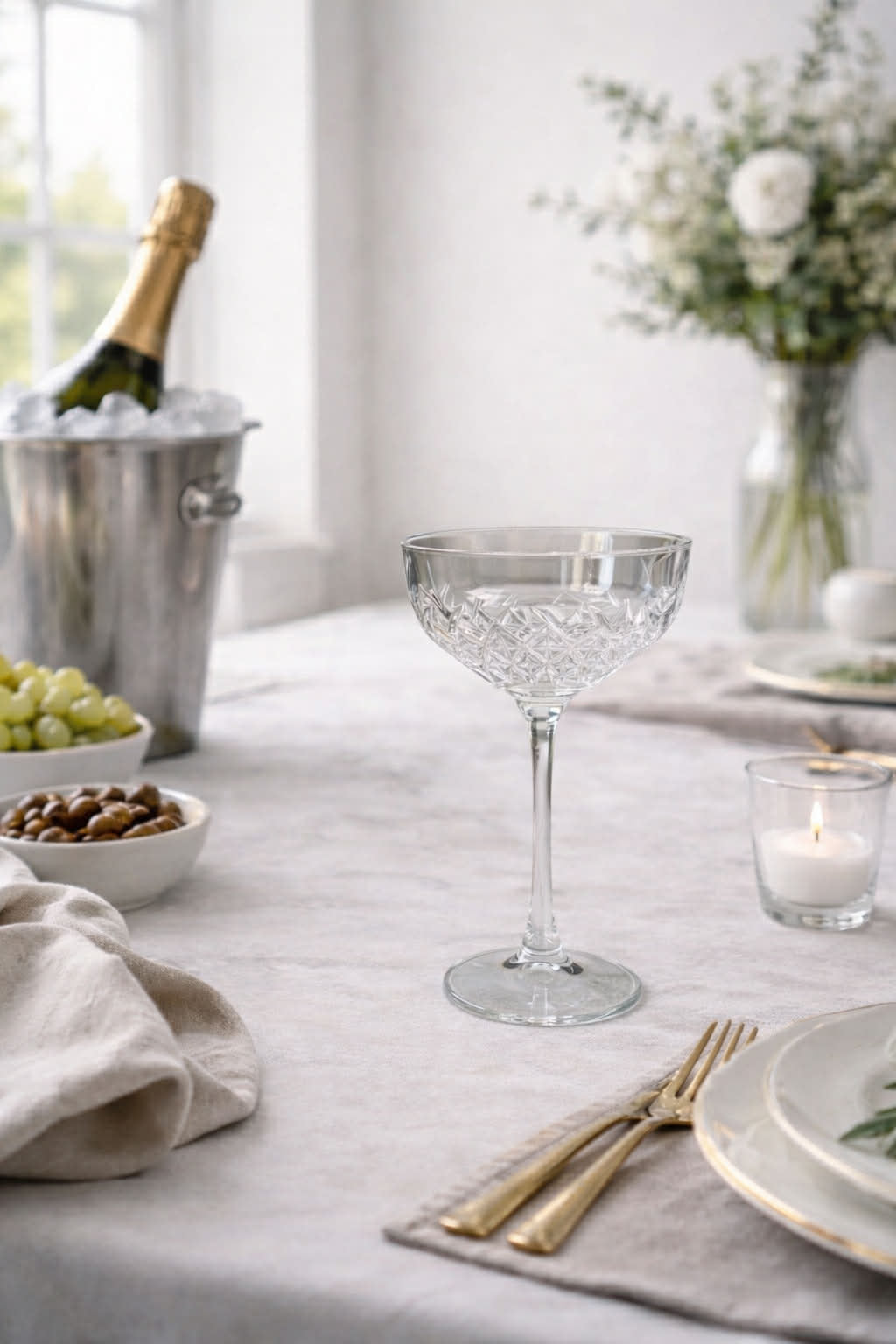 Champagneskål - 4 stk