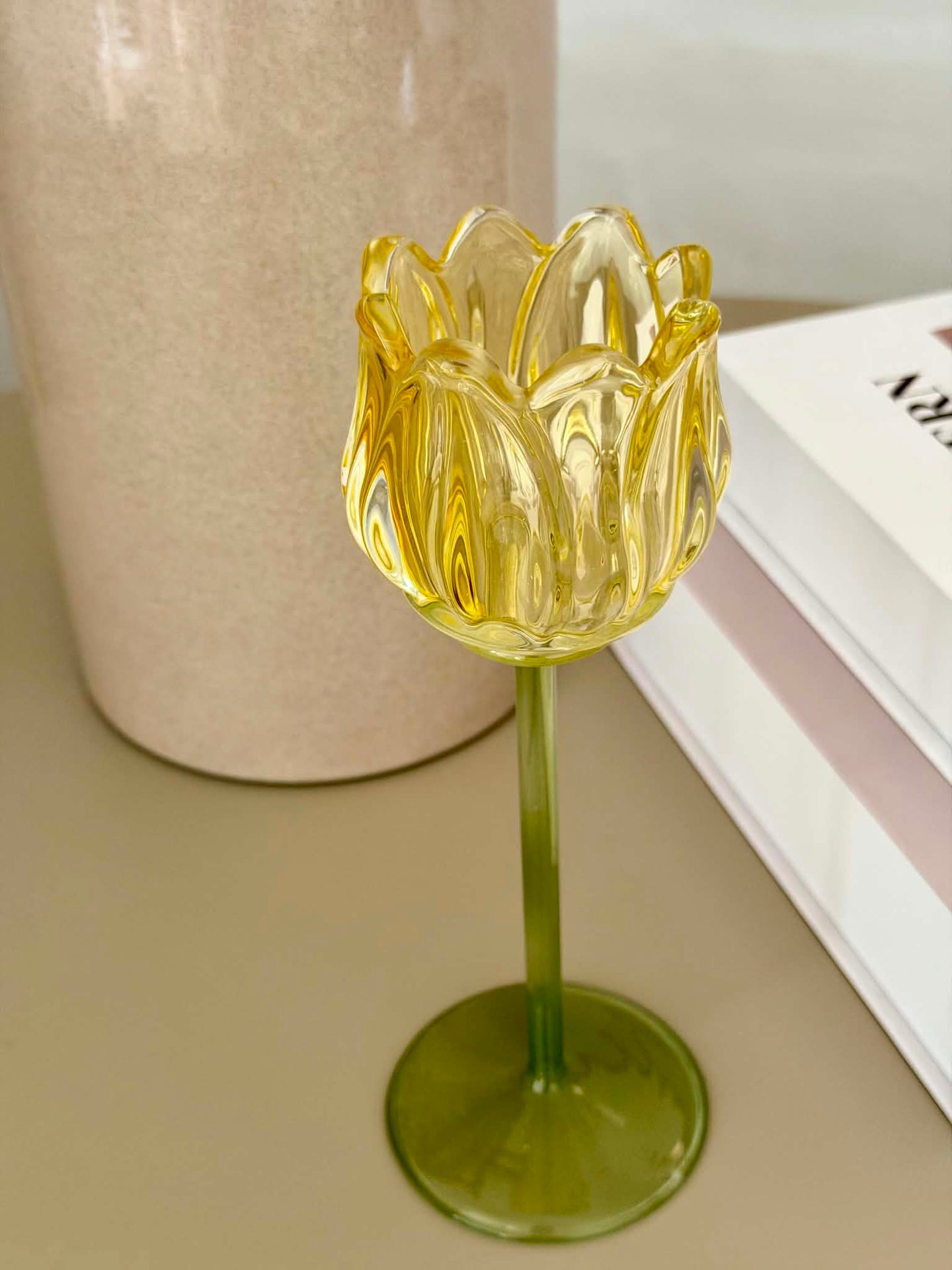 Lysestake Tulipan - Gul