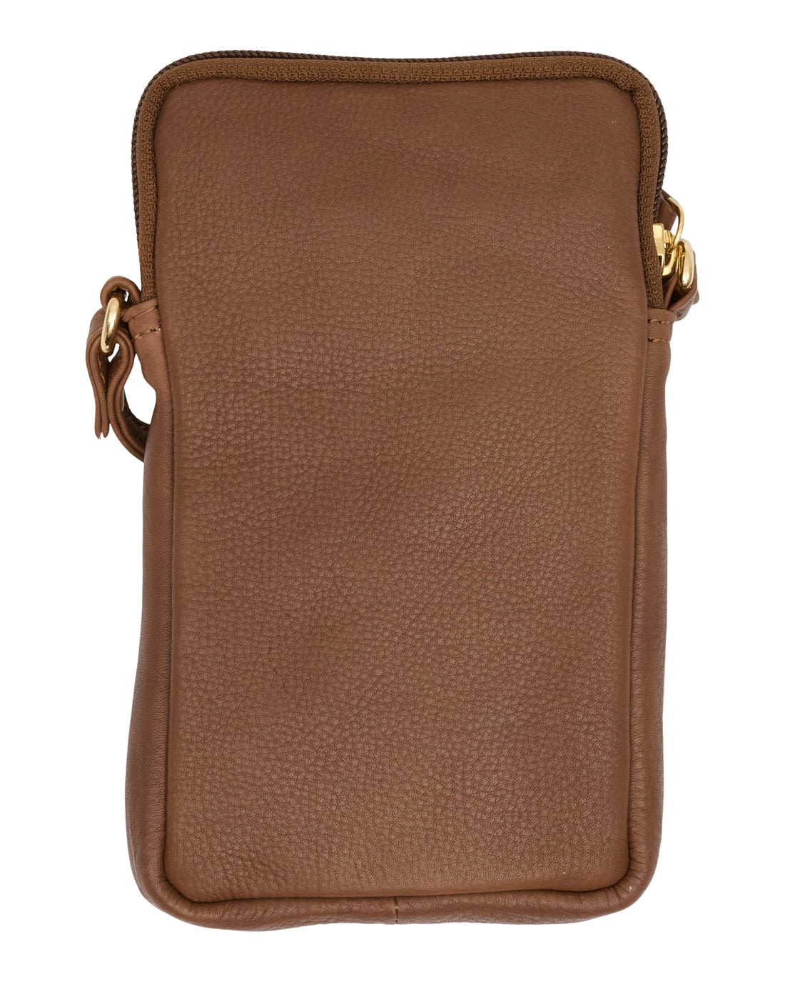 Mobilveske Misse - Coffee / gold