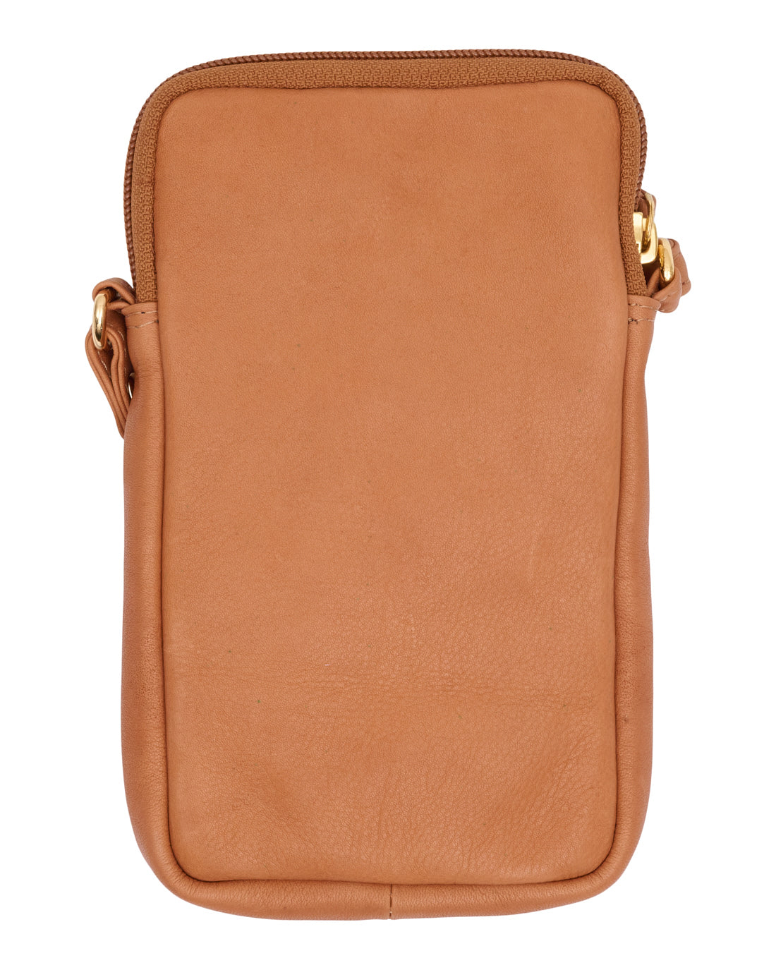 Mobilveske Misse - Cognac / gold