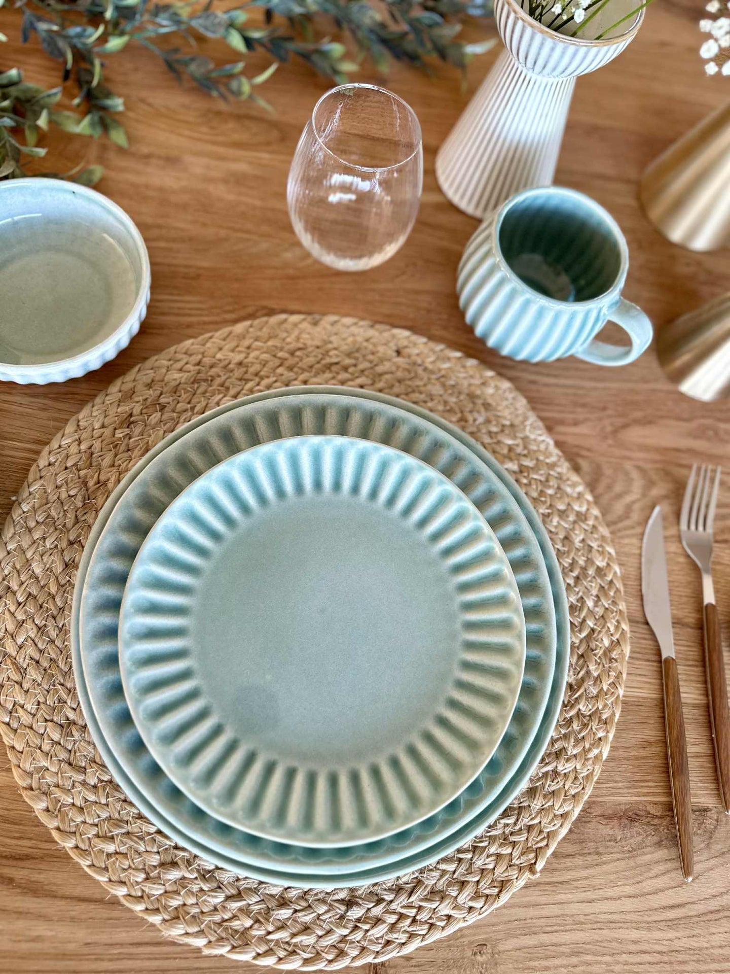 Krus VIGA Stripe - Mint