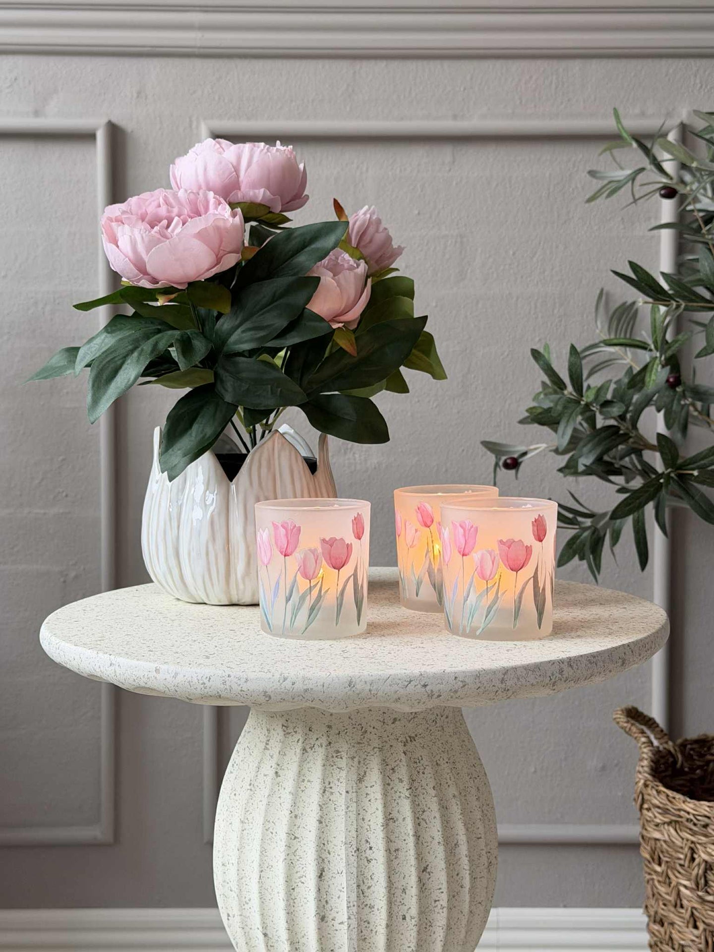 Lysestaker Tulipaner 3 stk.