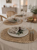 Plassmatte i jute - Oval