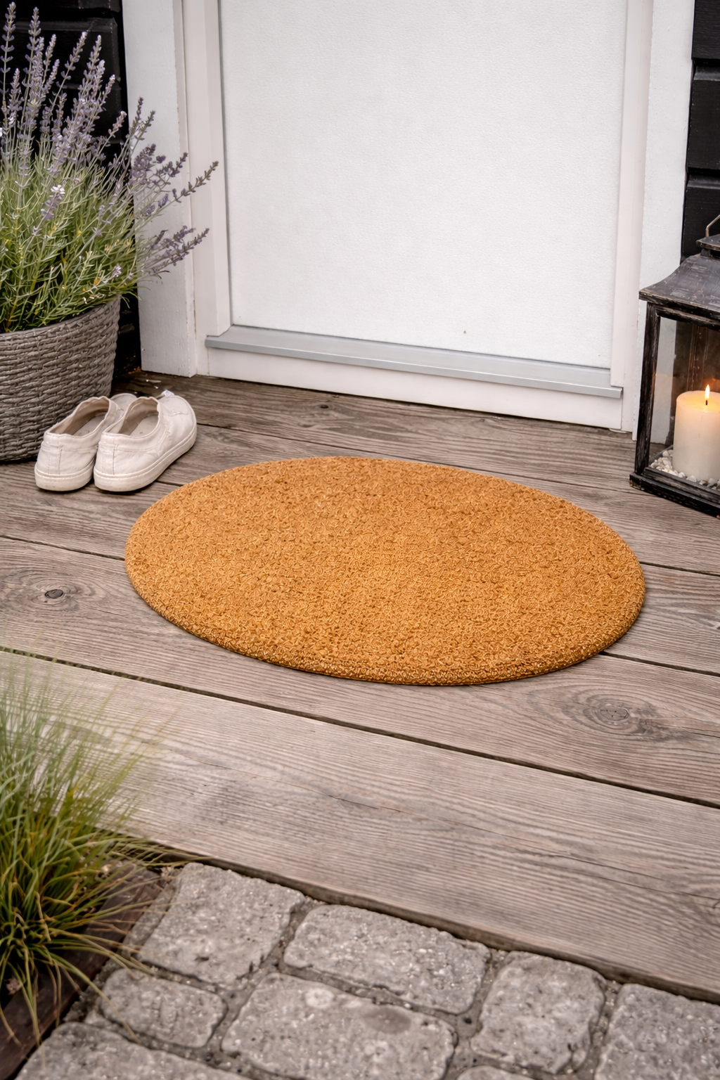 Dørmatte Oval kokos