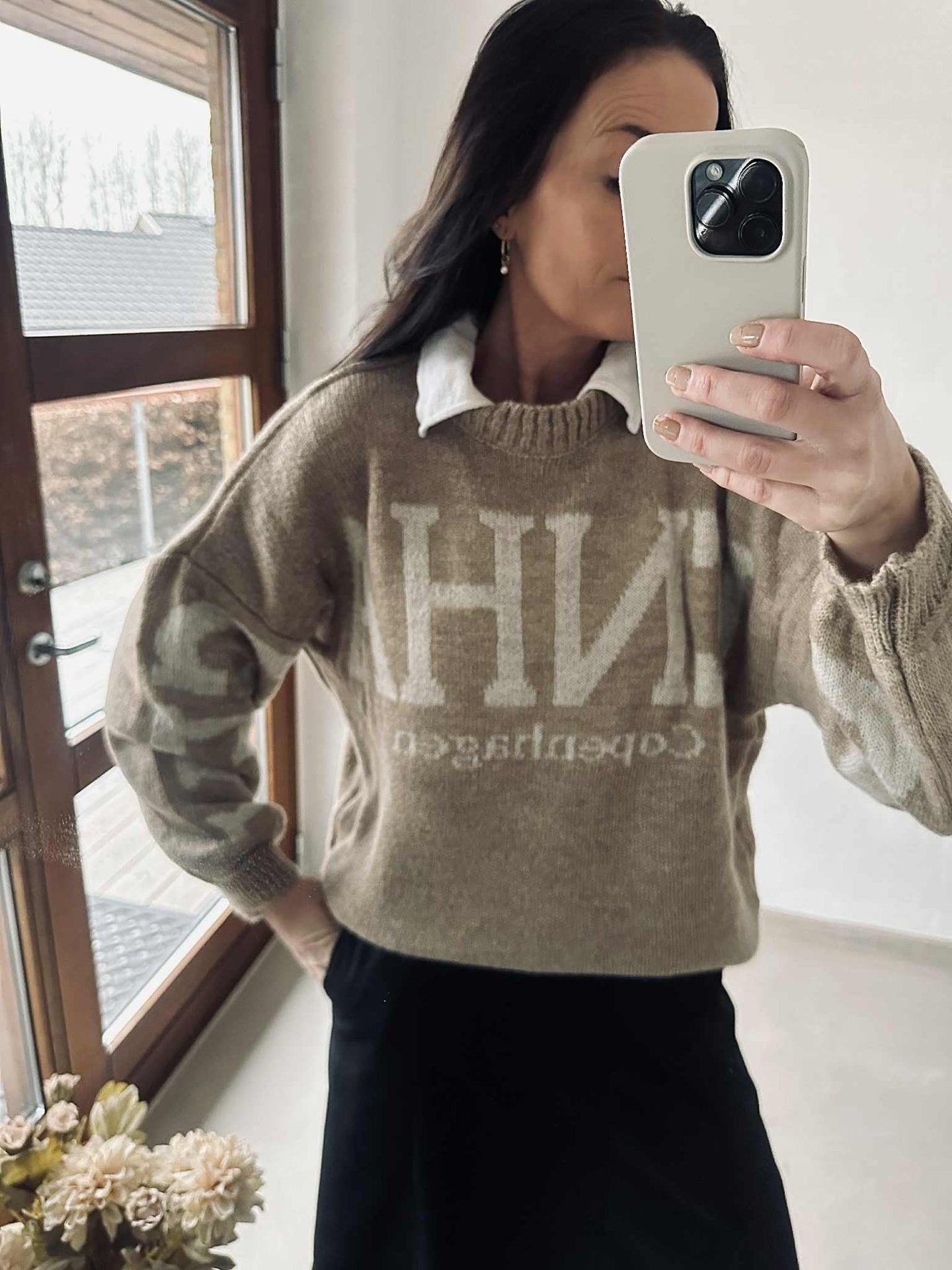 Strikk Aria Copenhagen - Fango / beige