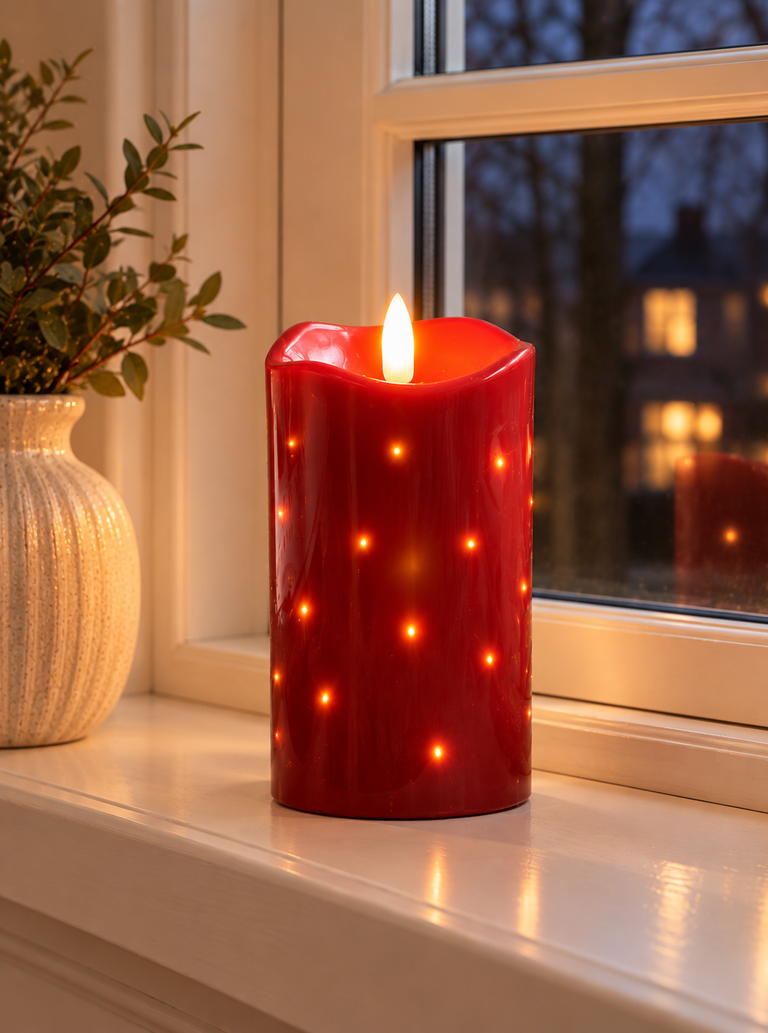 LED Bloklys JUL TWINKLE - 15cm
